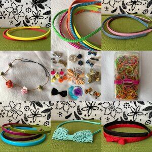 MASSIVE bundle lot of hair accessories - 44 pieces!